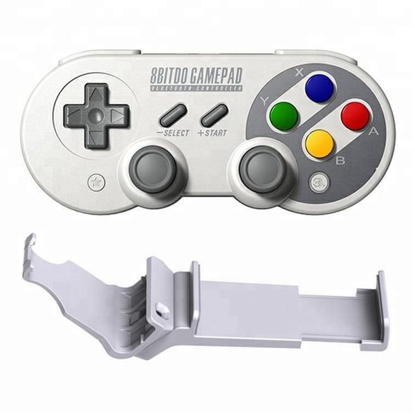 

game controllers & joysticks 8bitdo sf30 pro wireless bluetooth gamepad with bracket for switch / macos android raspberry pi pc con