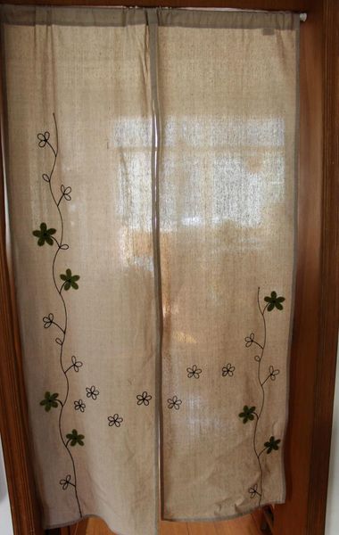 

curtain & drapes fresh daisy embroidered door cotton and linen 85x150cm