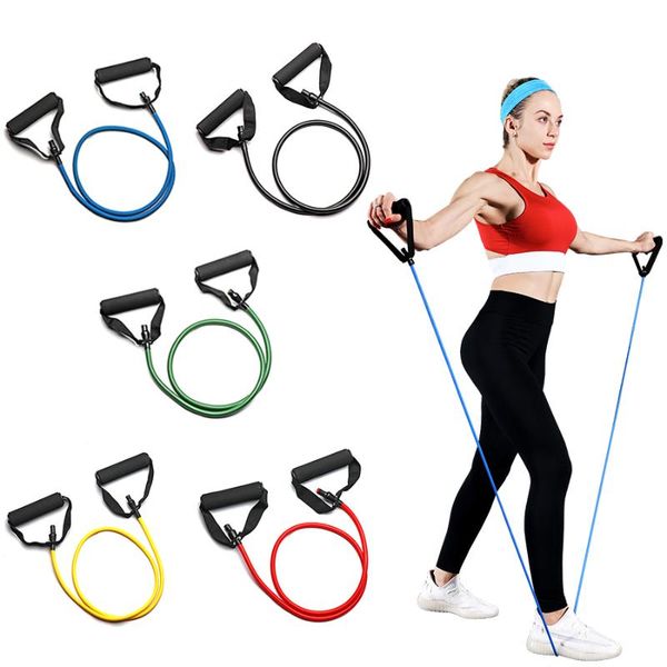 

levels resistance bands with handles pull rope fitness tube band training exercise elastic workouts strength equipment