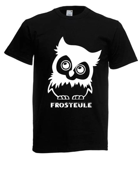 

mens t-shirt forest owl size up to 5xl, White;black
