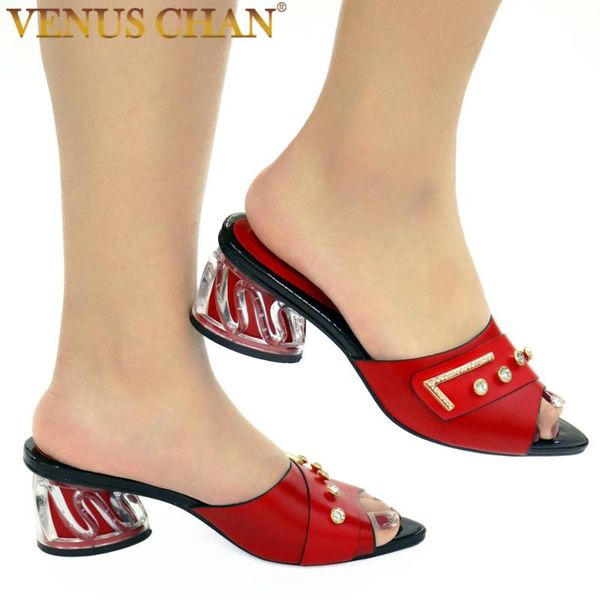 

fashion ladies dress shoes african women wedding decorated with rhinestone italian elegant open toe pumps, Black