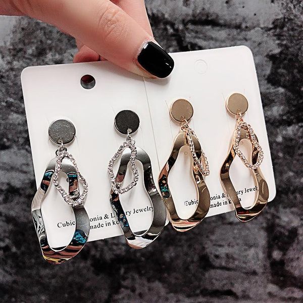 

dangle & chandelier gold silver geo crystal earrings for women 2021