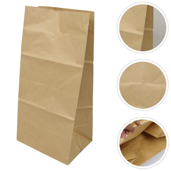 

gift wrap 5pcs lawn garden bag leaf waste pouches reusable home kraft paper bags