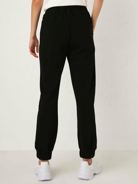 

eoselio rubber trotting detailed jogger running pants, Black;blue