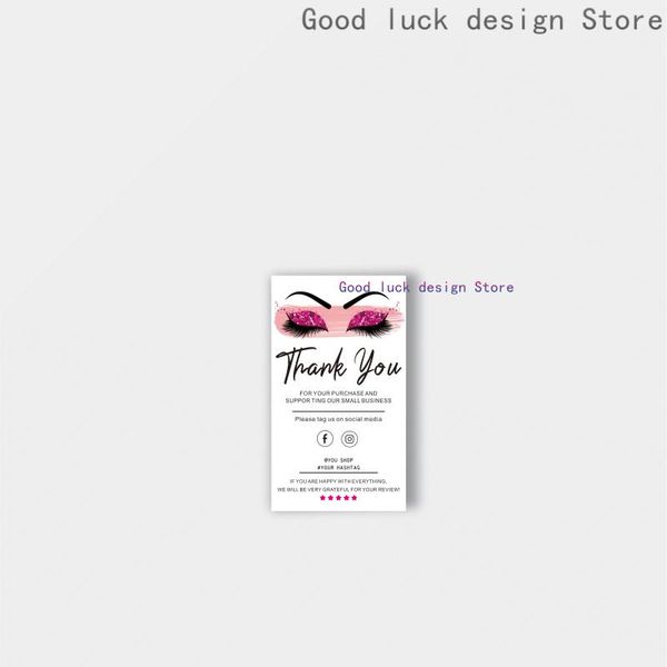 

customize mini thank you for your order cards template insert card business printable greeting