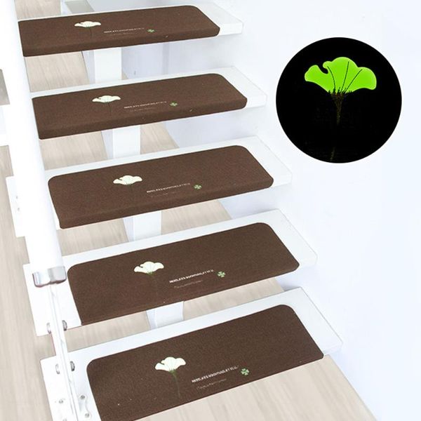 

carpets 1pcs stair mat step carpet floor glue-self-adhesive luminous