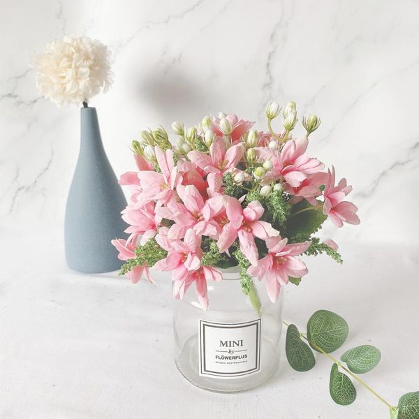 

decorative flowers & wreaths highly simulated small magnolia flower home furnishings art arrangement simulation plant orchid weddingbouquet