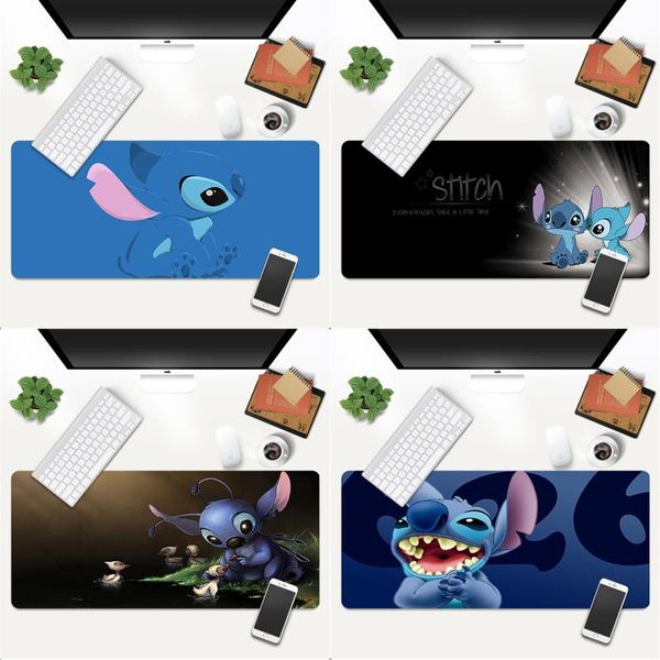 

mouse pads & wrist rests computer pad gamer mousepad gaming accessories notebook lapkeyboard table cover mat desk cute cartoon stich