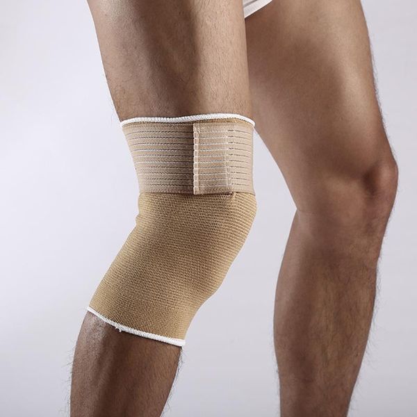 

elbow & knee pads 1 pair support protect fitness running cycling braces kneepad elastic brace patella hole sports, Black;gray