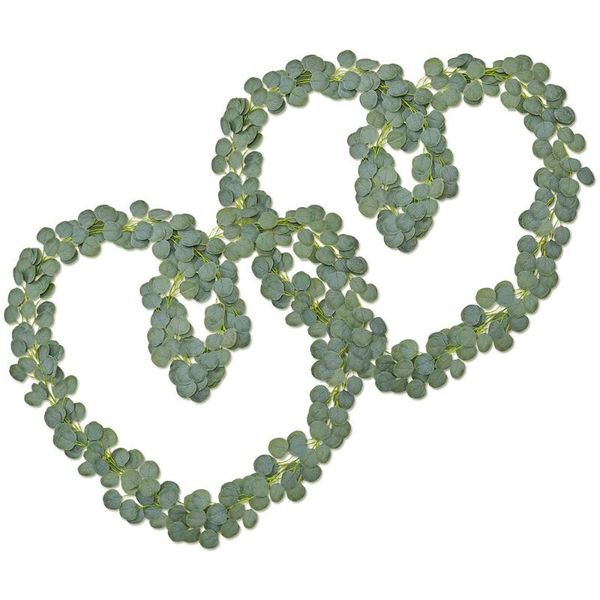 

decorative flowers & wreaths wedding decoration artificial plants green eucalyptus vines garland fake ivy wreath wall decor vertical garden