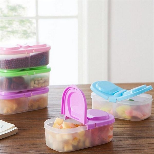 

dinnerware sets 1 pcs healthy plastic container portable lunch box capacity camping picnic fruit storage
