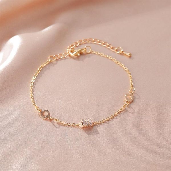 

charm bracelets women's bracelet fashion personality simple waist spring 2021 jewelry, Golden;silver