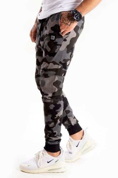 

men's pants deepsea male camouflage pattern sweatpants 2100185, Black