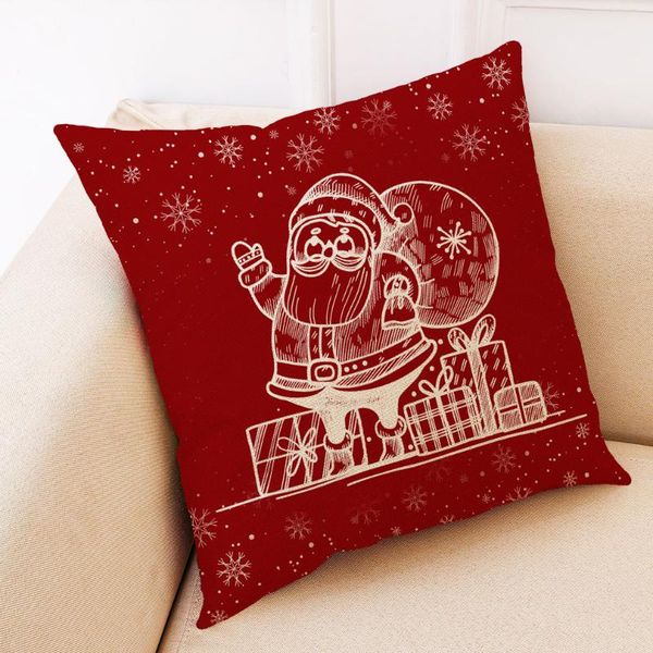 

pillow case christmas pattern sofa car throw cushion cover home decor navidad ofertas addobbi natalizi