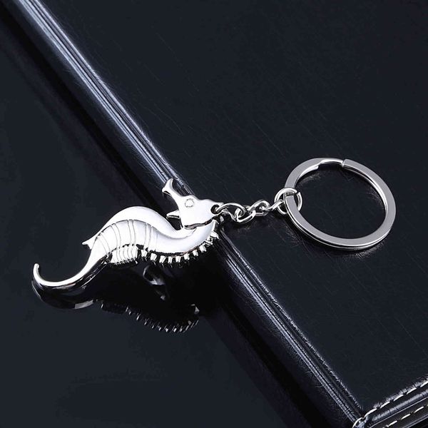 

simulation metal haima beer keyring keychain bottle opener gift, Slivery;golden