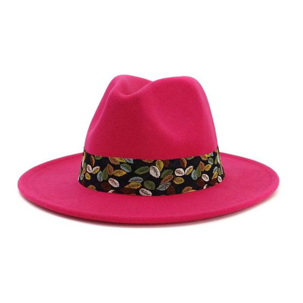 

stingy brim hats women men fedora hat with belt panama wide jazz outdoor casual, Blue;gray