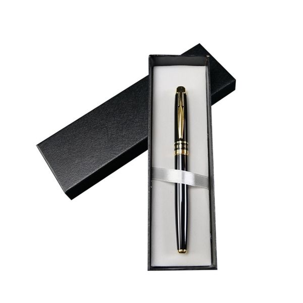 

accounting student's metal body 0.5mm dark tip practice writing box pen