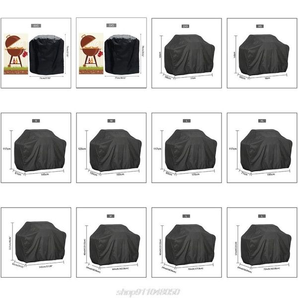 

tools & accessories bbq cover outdoor dust waterproof weber heavy duty grill rain protective barbecue round bb m15 21 dropship