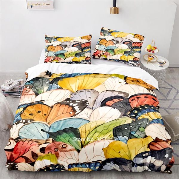 

bedding sets beautiful colorful floral butterfly for women and girls king double  size bedspread pillowcase home textiles