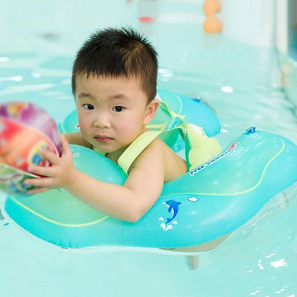 

inflatable swimming ring circle kids safety water pool float bathing swim trainer accessories children summer party toys life vest & buoy