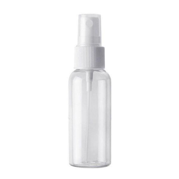 

1pcs portable spray bottle small transparent plastic empty refillable bottles 100ml travel atomizer storage & jars