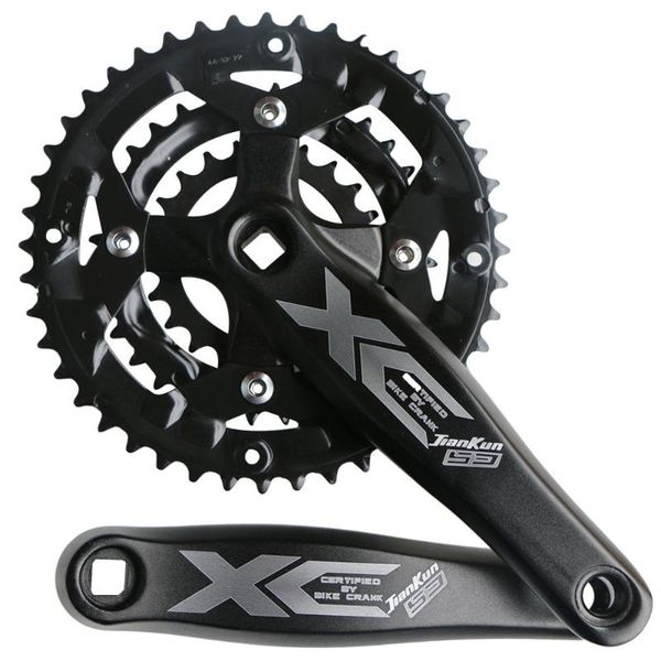 

bike heels & chainwheels mountain crankset 170mm square hole crank sprocket 9 speed 22t 32t 44t chainring 64/104bcd compatible with thr