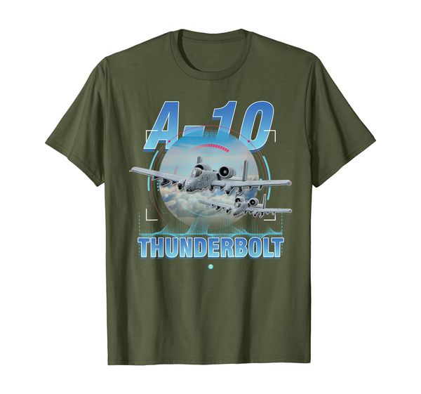 

a-10 thunderbolt ii (warthog) t-shirt gift veterans tee, White;black