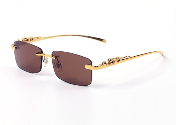 

designer sunglasses for men women eyeglasses gold metal wooden words frame glasses rimless brown black lenses engraving carved temples lunet, White;black