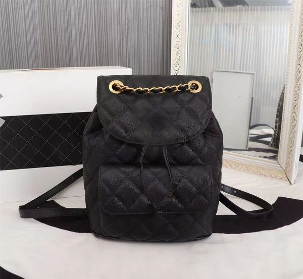 

5a+ fashion luxury brand design mini lady leather backpack