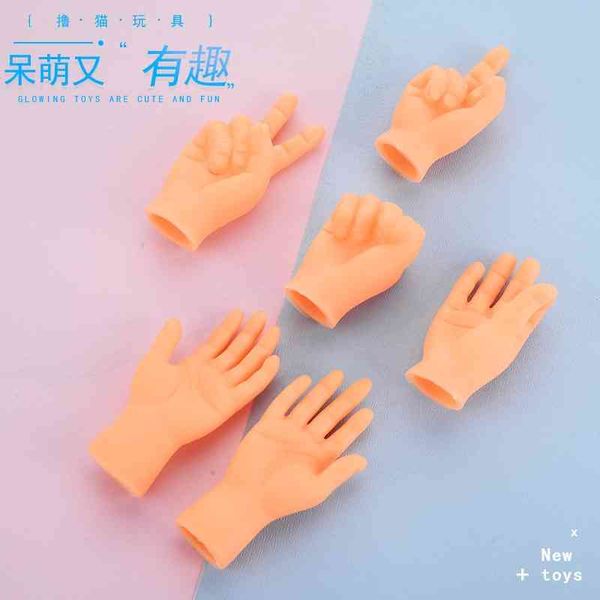 

net red toys, vibrato, interactive massage, tiktok, mini creative gesture, small finger fingers, cat toy.