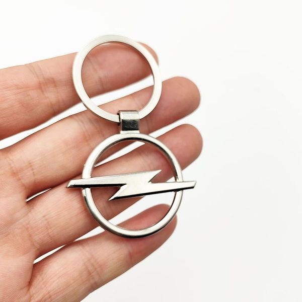 

keychains car keychain holder for opel zafira corsa astra h g j insignia mokka vectra c d antara meriva key ring buckle accessories, Silver