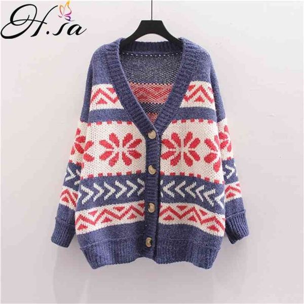 

women casual sweater and cardigans long sleeve retro ponchoes knitted button outerwear jumper sueter 210430, White