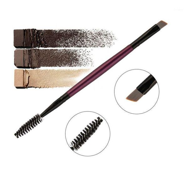 

professional double-headed 1 eyelash eyebrow brush cosmetic tool oblique spiral1
