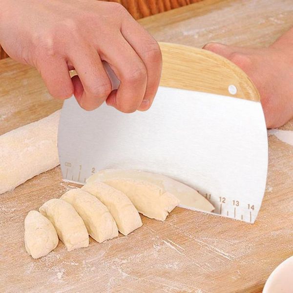 

stainless steel dough cutter pastry spatulas pizza scraper fondant cake decoration tools kitchen accessories baking cutters &