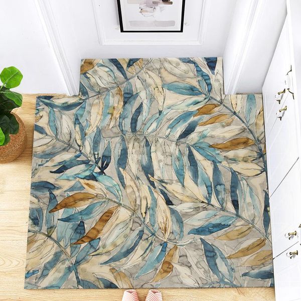 

cushion/decorative pillow entrance door mat wiped away cleaned into the pu leather waterproof carpet entry large living room rugs hallway pv