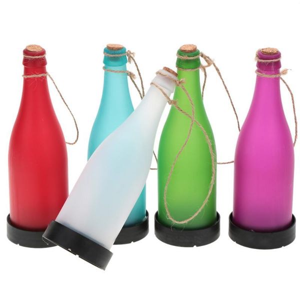 

solar lamps 5x sense bottle led hanging party courtyard garden pathway lamp light