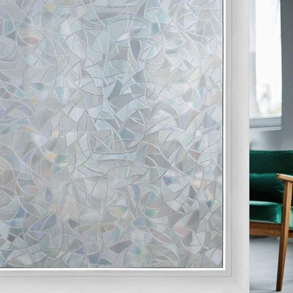 

window stickers one way film privacy static cling decorative glass tinting for home stained heat control clings