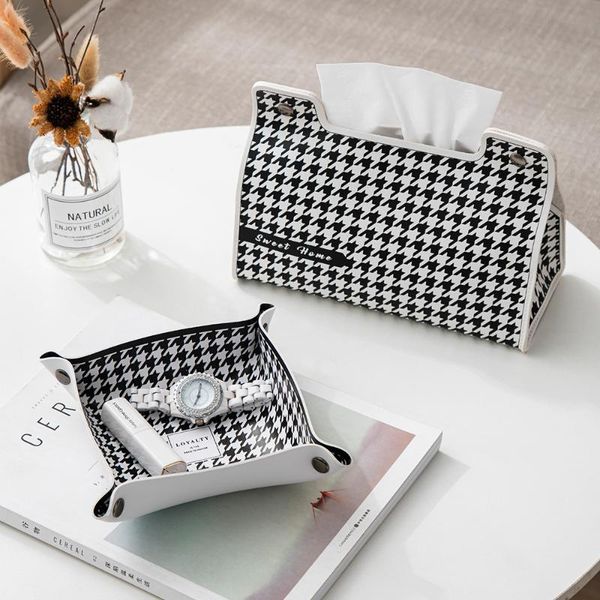 

tissue boxes & napkins pu leather box toilet living room pumping home decor car bedroom kitchen deskfoldable luxury storage case