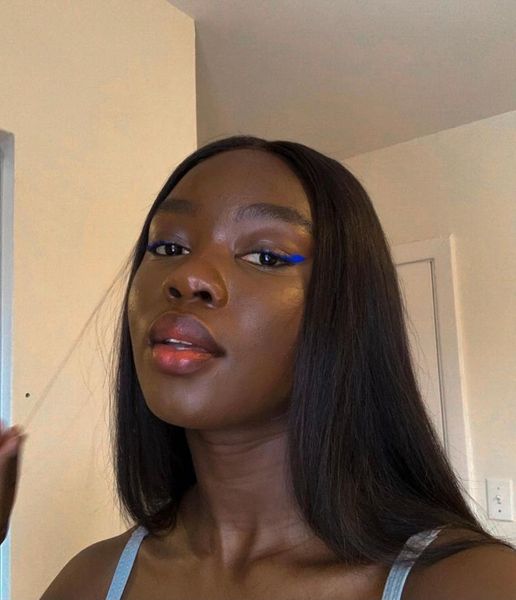 

great grace 12-28inches 13x4 straight lace frontal 100% human hair natural color wig peruvian pre plucked for black women wigs, Black;brown