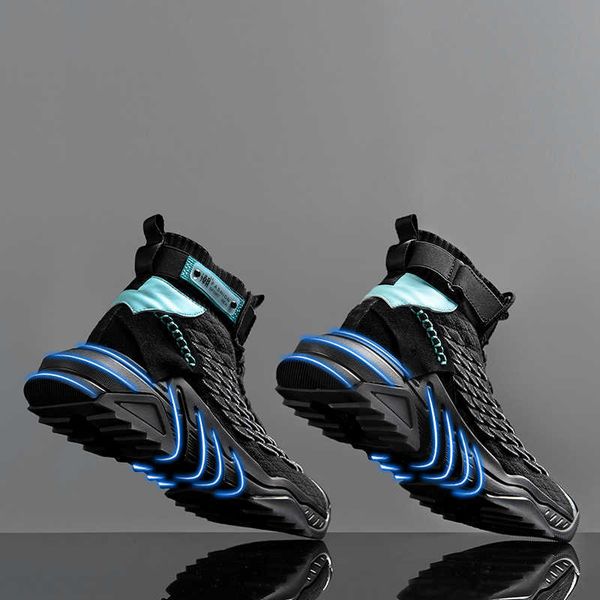 

yuexing wolf autumn high men's sho socks thick soled dad sports casual fashion