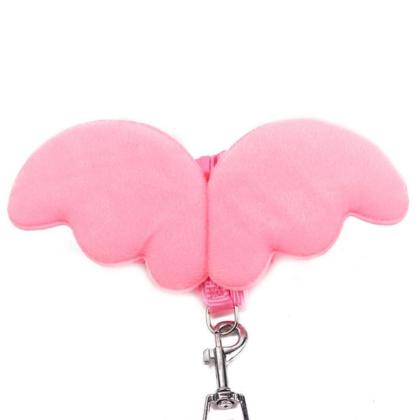 

cat collars & leads dog collar angel wing decor pet leash rope waterproof pets chest strap accessories products harness for cats dogs