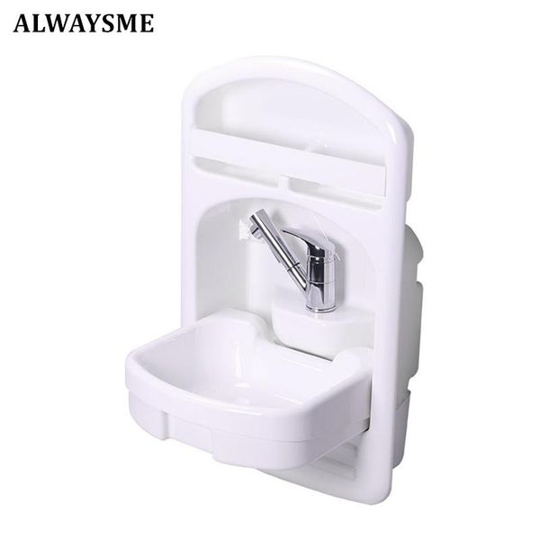 

parts alwaysme bath sink with pull out faucet shower and hose drain for rv,boat