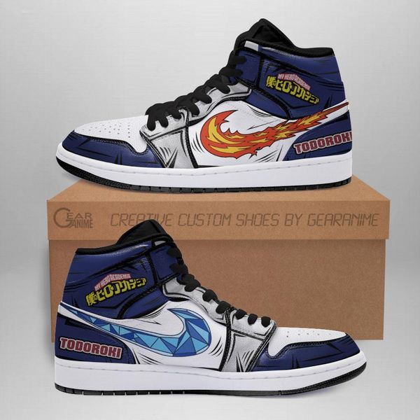 

so todoroki sneakers my hero academia anime custom sho mn09