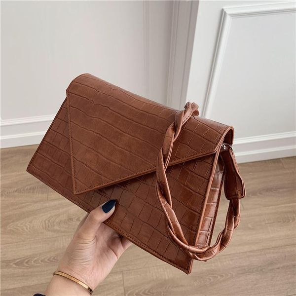 

evening bags fashion small flap designer shoulder for women 2021 luxury pu leather messenger bag chic female purses