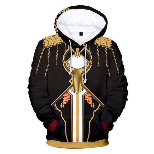 

men's hoodies & sweatshirts 3 to 14 years japanese game fire emblem cosplay kids hoodie 3d printed boy/girls outerwear pullover, Black