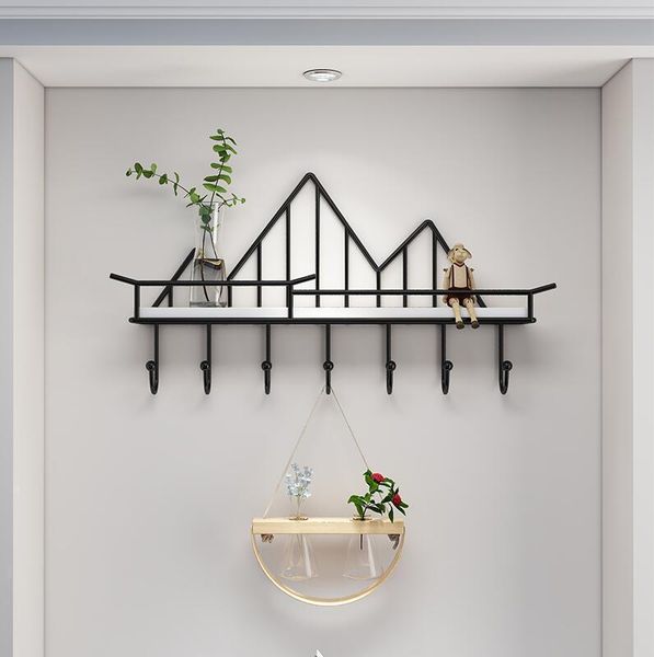 

hooks & rails simple porch wall clothes hook hhanging coat no punching for hanger on household home accessories