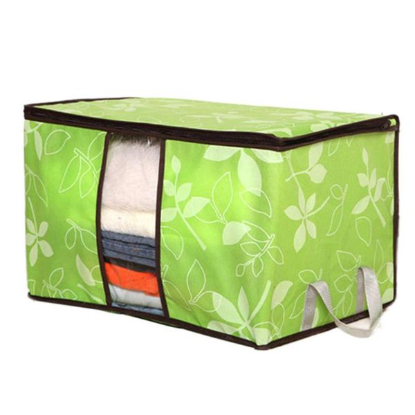 

storage bags foldable zipper clothes organizer blanket bag waterproof closet for pillow quilt