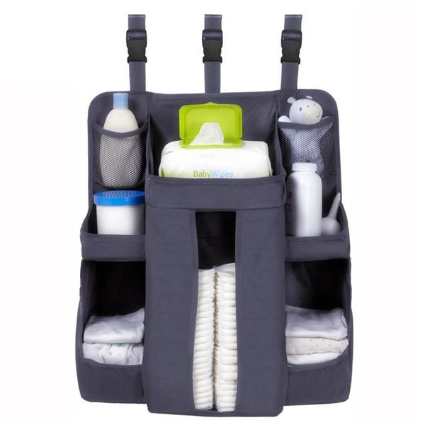 

hanging diaper bag portable multi-purpose stroller crib bedside storage container for kids boys girls papers bottles born bags