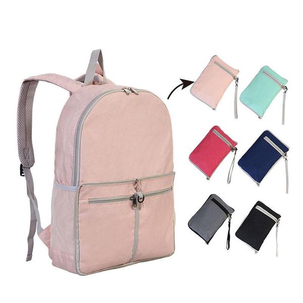 

backpack liftable folding waterproof multifunctional student schoolbag