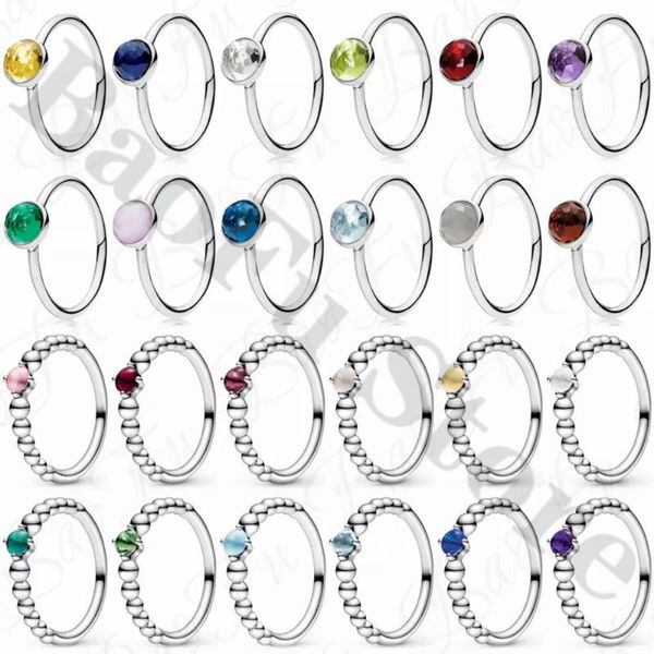 

cluster rings genuine 925 sterling silver ring, shiny december birthstone, suitable for original female birthday party anniversary jewelry, Golden;silver